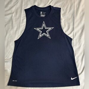 Nike Dark Blue Star Logo Tank